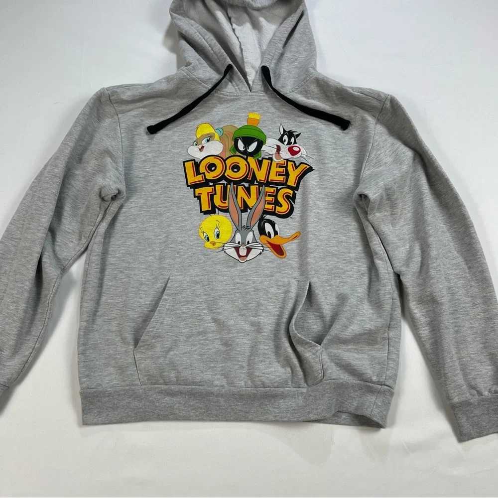 Looney Tunes Hoodie Sweatshirt Sylvester Bugs Bunny Youth Size: XL  (15-17)